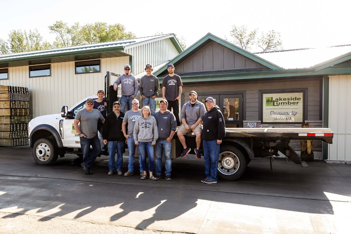 The Lakeside Lumber team — Ashby, Minnesota