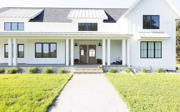 New home build supplied by Lakeside Lumber in Battle Lake Minnesota